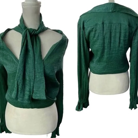 HOUSE OF HARLOW 1960 NANETTE BLOUSE - Picture 4 of 10